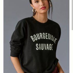 Clare V sweatshirt “bourgeoisie sauvage”